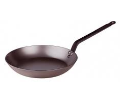 Pentole Agnelli COFE3006PT20 Lionese poêle à Frire en Fer Lourd, 20 cm