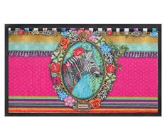 HMT 6751441002 Zebra Paillasson Polyamide Rose 45 x 75 cm