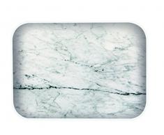 Zak designs 1303-110 Plat eau Plastique Marbre/Blanc 28 x 20 cm