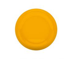 Ornamin Assiette Plate Ã 22 cm Jaune MÃ©lamine (ModÃ¨le 503) / assiette Ã petit-dÃ©jeuner, assiette de camping, assiette rÃ©utilisable