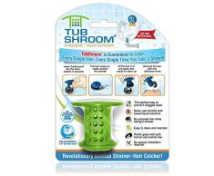 TubShroom, Bouchon Filtre Protecteur rÃ©volutionnaire pour Baignoire et Douche, Silicone, Green, Taille Unique