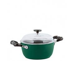 Sambonet 51007G70 1965 Vintage Quarzo Nero Marmite à Viande Aluminium