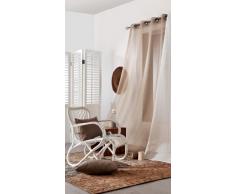 Linder 1121 /28/375FR Voilage Linette Ficelle Oeillets 145 x 240 cm