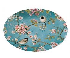 Easy Life 242BLOS Blossom PLAT A TARTE 32CM EN VERRE, Multicouleur