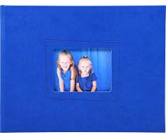 Exacompta - Réf. 11327E - Album Photos Livre Softissimo - 30 pages Blanches - 28,5 x 22 cm - Bleu