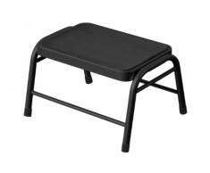 Premier Housewares Marchepied Métal Noir 25 x 43 x 35 cm