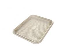 silikomart 21.003.13.0065 Moule Ã focaccia, Silicone, Gris, 34,5 x 26,5 x 2,8 cm