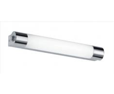 TRIO, Applique, Kolian incl. 1 x LED,SMD,6,0 Watt,3000K,600 Lm. Corps: metal, Chrome L:44,0cm, H:6,0cm, P:9,0cm IP44,Interrupteur,OSRAM Inside,Montage au mur
