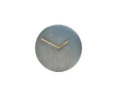 House Doctor Horloge Murale Metro, Gris/Bleu, 22 x 22 cm