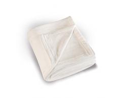 Linder 5047/10/841 Plaid Doux Polyester Blanc 130 x 180 cm