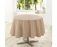 douceur dintÃ©rieur nappe ronde (0)180cm essentiel lin