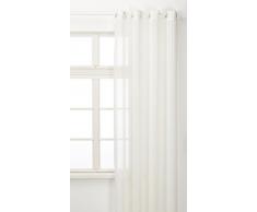 sans CV00114-152 Luna Voilage Fantaisie Polyester Naturel 140 x 260 cm