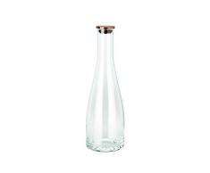 Stelton x de 190Â Flow Carafe 1Â L, Verre, Transparent, 10,5Â x 10,5Â x 32,5Â cm