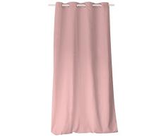 Enjoy Home 2007VRO135240, Panneau à Åillets, 135x240cm, Coton, Vieux Rose, Rouge, 135x240 cm