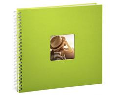 Hama Album Photo Fine Art (format 36 x 32 cm, 50 pages blanches, Ã spirale) Kiwi
