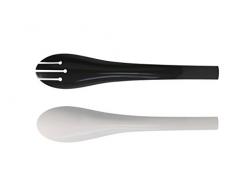 COOKUT KATSNO Couverts Ã Salade - Noir, ABS