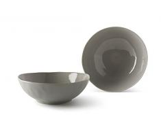 Fill Sauge Set de 2Â piÃ¨ces Saladier en grÃ¨s, cÃ©ramique, Quartz, 23Â x 23Â x 8Â cm
