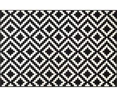 Wash+Dry Schwarz Tapis, Surface en Polyamide, Noir, 115/175