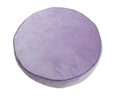 Riva Paoletti Meridian Coussin Rond Garni Bleu Bords passepoilÃ©s Vert, Polyester, Lilac/Lavender, 50 x 50cm