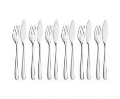 WMF Vision / 1271356336 Couverts à poisson Cromargan Protect® 12 pièces