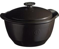 Emile Henry EH799575 Faitout Céramique Fusain 25 x 22,5 x 17 cm