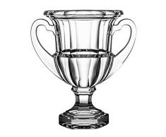 Crystelle aljulia Coupe Vase Cristal 14Â x 14Â x 21,5Â cm, Transparent, 1114