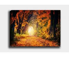 Bonamaison Peinture sur toile, multicolore, 70 x 100 cm - Conçu et fabriqué en Turquie