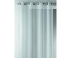 Home Maison HM6945301 Voilage Etamine Tissée Grande Largeur Polyester Ivoire 200 x 260 cm