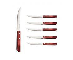 Tramontina Couteaux, Rouge, 6Â piÃ¨ces