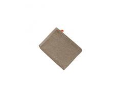 DONE Deluxe Gant de Toilette, Coton, Taupe, 16x21x1 cm