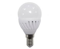 Lighted Ampoule LED Sphérique, 4000 K E14, 9 W, Blanc, 45 x 86 mm