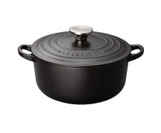 Le Creuset Tradition cocotte en fonte ronde noir mat 28 cm 21001280000461