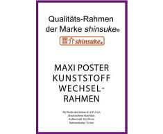 Empire de la Marque Empire 675019Â Cadre Amovible pour Affiche Maxi Plastique de Taille 61Â x 91,5Â cm Dimensions externes 62Â x 93Â cm avec 15Â mm avec Profil en Verre AcryliqueÂ âÂ Violet