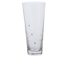 Dartington Crystal Glitz Vase Moyen en Forme de cÃ´ne