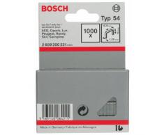 Bosch 2609200221 Agrafe à fil plat de type 54 12,9 x 1,25 x 12 mm 1000 pièces