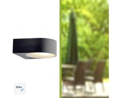 Brilliant AG 96104/06 Applique murale exterieure, MÃ©tal, E27, 60 W, Noir