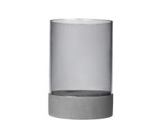 blomus Photophore Gris Hauteur 24 cm Ã 16 cm