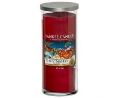 YANKEE CANDLE 1286798E Bougie Colonne Parfumée Nuit de Noël, Rouge, Taille L