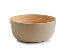 Zeller Present 25149 Coupelle Bambou Taupe 25 x 25 x 12 cm
