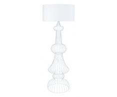 Tosel 51247 Lampadaire 1 Lumière, Acier, E27, 40 W, Argenté, 30 x 170 cm