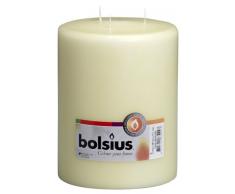Bolsius Bougie Multi-Wick, Cire de Paraffine, Ivoire, 15Â x 20Â cm