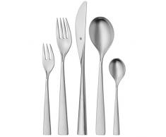 WMF 1157919990 Set de 30 Couverts Matt, Acier Inoxydable, Argent, 43,5 x 27 x 6 cm