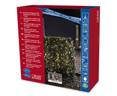 Konstsmide 3731-100 Guirlande dEclairage ExtÃ©rieur sur Pile avec Interrupteur 480 LEDs Blanc Chaud CÃ¢ble Noir