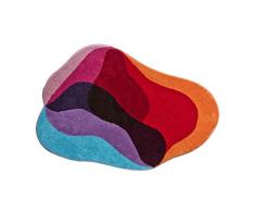 Grund Karim 21 Tapis de Bain, Polyacrylique Supersoft, Rouge Bleu, 80 x 150 cm