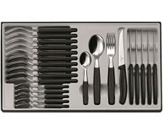 Victorinox 6.7233 Ménagère 24 pièces Swissclassic, Acier Inoxydable, Noir, 30 x 5 x 5 cm