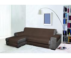 Trendy Waterproof housse de canapé Double-face avec chaiselongue, Marron, 190cm