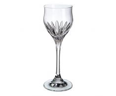 Verre de Bohême Simone Verres de Liqueur, Verre, 5 x 5 x 15 cm, 6 pièces