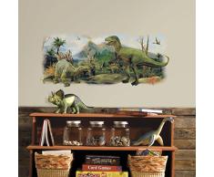 RoomMates Sticker mural gÃ©ant en vinyle Motif dinosaure 101,6 x 45,7 x 101,6 cm