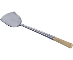 JADE TEMPLE 17281Â Truelle Plat, pour Wok, Argent 56Â x 4Â x 11Â cm