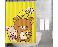 Bonamaison Rideau de Douche en Polyester Multicolore 155 x 220 cm